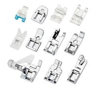 JTDEAL 11Pcs Presser Feet, Sewing Machine Presser Foot Set Walking Foot Kit Presser Foot Feet Sewing Machine Spare Parts for Brother Singer Babylock Janome Toyota Low Shank Sewing Machines Use