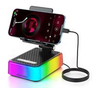 JTEMAN Gifts for Men Women, Phone Stand Bluetooth Speaker with Power Bank and RGB Light, Unique Birthday Gift Ideas for Dad Mom Husband Wife Cool Tech Gadgets