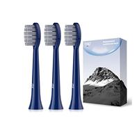 JTF Soft Replacement Toothbrush Heads - Sonic Brush Heads Replacement Refills Compatible with JTF P200 Electric Rechargeable Toothbrushes for Adults(Blue, Pack of 3)