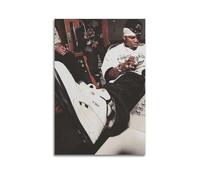 JTFCKH 50 Cent G Unit Rapper Music Signed Limited Album Cover Prints Posters Canvas Wall Art Room Aesthetic Posters Music Classroom Bedroom Wall Decor Art 24x36inch(60x90cm) Unframe-style