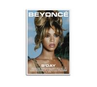 JTFCKH B'Day Beyonce Rapper Music Signed Limited Album Cover Prints Posters Canvas Wall Art Room Aesthetic Posters Music Classroom Bedroom Wall Decor Art 08x12inch(20x30cm) Unframe-style