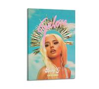 JTFCKH BECKY G Rapper Music Signed Limited Album Cover Prints Posters Canvas Wall Art Room Aesthetic Posters Music Classroom Bedroom Wall Decor Art 08x12inch(20x30cm) Frame-style