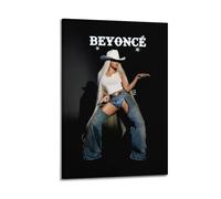 JTFCKH Beyonce Rapper Music Signed Limited Album Cover Prints Posters Canvas Wall Art Room Aesthetic Posters Music Classroom Bedroom Wall Decor Art 16x24inch(40x60cm) Frame-style
