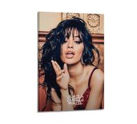 JTFCKH Camila Cabello Rapper Music Signed Limited Album Cover Prints Posters Canvas Wall Art Room Aesthetic Posters Music Classroom Bedroom Wall Decor Art 24x36inch(60x90cm) Frame-style