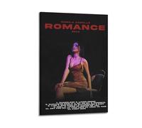 JTFCKH Camila Cabello Romance Rapper Music Signed Limited Album Cover Prints Posters Canvas Wall Art Room Aesthetic Posters Music Classroom Bedroom Wall Decor Art 24x36inch(60x90cm) Frame-style