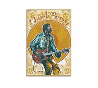 JTFCKH Chuck Berry Rapper Music Signed Limited Album Cover Prints Posters Canvas Wall Art Room Aesthetic Posters Music Classroom Bedroom Wall Decor Art 24x36inch(60x90cm) Unframe-style