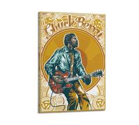 JTFCKH Chuck Berry Rapper Music Signed Limited Album Cover Prints Posters Canvas Wall Art Room Aesthetic Posters Music Classroom Bedroom Wall Decor Art 08x12inch(20x30cm) Frame-style