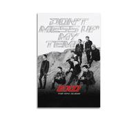 JTFCKH EXO Don’t Mess Up My Tempo Rapper Music Signed Limited Album Cover Prints Posters Canvas Wall Art Room Aesthetic Posters Music Classroom Bedroom Wall Decor Art 08x12inch(20x30cm) Unframe-style