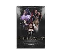 JTFCKH Fifth Harmony Rapper Music Signed Limited Album Cover Prints Posters Canvas Wall Art Room Aesthetic Posters Music Classroom Bedroom Wall Decor Art 12x18inch(30x45cm) Unframe-style