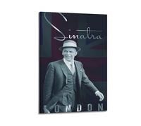JTFCKH Frank Sinatra Rapper Music Signed Limited Album Cover Prints Posters Canvas Wall Art Room Aesthetic Posters Music Classroom Bedroom Wall Decor Art 24x36inch(60x90cm) Frame-style