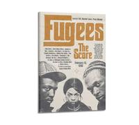 JTFCKH Fugees The Score Rapper Music Signed Limited Album Cover Prints Posters Canvas Wall Art Room Aesthetic Posters Music Classroom Bedroom Wall Decor Art 16x24inch(40x60cm) Frame-style