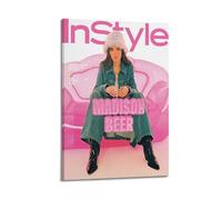 JTFCKH Instyle Madison Beer Rapper Music Signed Limited Album Cover Prints Posters Canvas Wall Art Room Aesthetic Posters Music Classroom Bedroom Wall Decor Art 16x24inch(40x60cm) Frame-style