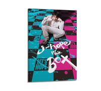 JTFCKH J Hope IN THE BOX Rapper Music Signed Limited Album Cover Prints Posters Canvas Wall Art Room Aesthetic Posters Music Classroom Bedroom Wall Decor Art 24x36inch(60x90cm) Frame-style