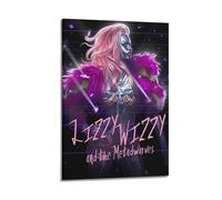 JTFCKH Lizzy Wizzy Rapper Music Signed Limited Album Cover Prints Posters Canvas Wall Art Room Aesthetic Posters Music Classroom Bedroom Wall Decor Art 16x24inch(40x60cm) Frame-style