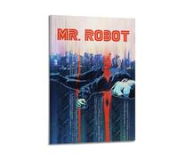 JTFCKH Mr. Robot Rapper Music Signed Limited Album Cover Prints Posters Canvas Wall Art Room Aesthetic Posters Music Classroom Bedroom Wall Decor Art 20x30inch(50x75cm) Frame-style