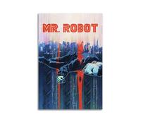 JTFCKH Mr. Robot Rapper Music Signed Limited Album Cover Prints Posters Canvas Wall Art Room Aesthetic Posters Music Classroom Bedroom Wall Decor Art 24x36inch(60x90cm) Unframe-style