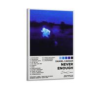 JTFCKH Never Enough Daniel Caesar Rapper Music Signed Limited Album Cover Prints Posters Canvas Wall Art Room Aesthetic Posters Music Classroom Bedroom Wall Decor Art 08x12inch(20x30cm) Frame-style