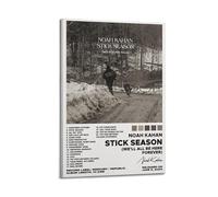 JTFCKH Noah Kahan STICK SEASON Rapper Music Signed Limited Album Cover Prints Posters Canvas Wall Art Room Aesthetic Posters Music Classroom Bedroom Wall Decor Art 24x36inch(60x90cm) Frame-style