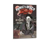 JTFCKH Panic At The Disco Rapper Music Signed Limited Album Cover Prints Posters Canvas Wall Art Room Aesthetic Posters Music Classroom Bedroom Wall Decor Art 24x36inch(60x90cm) Frame-style