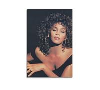 JTFCKH Whitney Houston Rapper Music Signed Limited Album Cover Prints Posters Canvas Wall Art Room Aesthetic Posters Music Classroom Bedroom Wall Decor Art 12x18inch(30x45cm) Unframe-style
