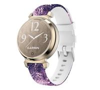 Jtffjsy Replacement Strap Compatible with Garmin Lily 2,For Women,Pattern Silicon Sport Straps,Large Small wristband For Lily2 (Starry)