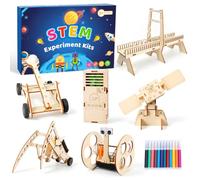 JTgugu 6er Set Experimental Kinder, Elektronik Baukasten