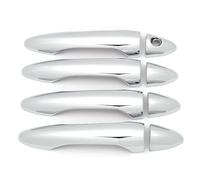 JTGZH Car Exterior Door Handle for Dodge Attitude 2012-2016,Exterior Chrome Handles Front Rear Driver & Passenger,Resistant,Smooth and Waterproof,A/Electroplating-A/Style 1