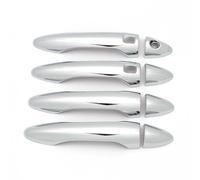 JTGZH Car Exterior Door Handle for Dodge Attitude 2012-2016,Exterior Chrome Handles Front Rear Driver & Passenger,Resistant,Smooth and Waterproof,A/Electroplating-A/Style 2