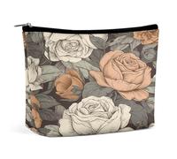 JTKBNVM A Hand Drawn Painting Makeup Bag for Women Waterproof Cosmetic Bag Portable Travel Toiletry Bag Storage Bag Large Makeup Pouch Handheld Makeup Bag for Work, style, One Size