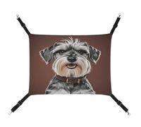 JTKBNVM Adorable Schnauzer Cat Hammock Pet Hammock Ferret Hammock Cat Hammock for Large Cats Hamster Hammock Soft Hanging Bed Cat Hammock Hanging Cat Hammock Bed