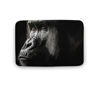 JTKBNVM Adult Gorilla Bath Mat, 15.7"x23.6", Non Slip, Absorbent, Soft, Shower Mat, Foot Pad, Kitchen, Indoor Tub