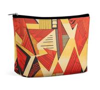 JTKBNVM African Style Prints Makeup Bag for Women Waterproof Cosmetic Bag Portable Travel Toiletry Bag Storage Bag Large Makeup Pouch Handheld Makeup Bag for Work, style, One Size