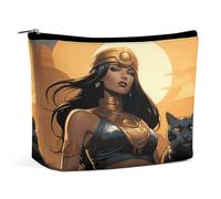 JTKBNVM An Ancient Princess Makeup Bag for Women Waterproof Cosmetic Bag Portable Travel Toiletry Bag Storage Bag Large Makeup Pouch Handheld Makeup Bag for Work, style, One Size