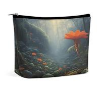 JTKBNVM An Orange Blossom Makeup Bag for Women Waterproof Cosmetic Bag Portable Travel Toiletry Bag Storage Bag Large Makeup Pouch Handheld Makeup Bag for Work, style, One Size