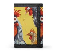 JTKBNVM Art Chicken Painting Trifold Wallet Trifold Wallets for Men Women Slim Wallet Mens Wallet Trifold Front Pocket Wallet | Versatile Wallets with 8 Credit Card Holder, style, One Size