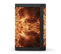 JTKBNVM Beautiful Flame Pattern Trifold Wallet Trifold Wallets for Men Women Slim Wallet Mens Wallet Trifold Front Pocket Wallet | Versatile Wallets with 8 Credit Card Holder, style, One Size