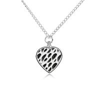 JTKBNVM Black Feather Float Pet Cremation Jewelry for Ashes Waterproof Urn Necklace with Filling Kit Heart Pendant Ash Necklace Memorial Keepsake Jewelry Custom Sympathy Gift for Dog Cat Human Ashes