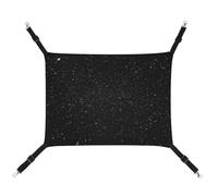 JTKBNVM Black Glitter Cat Hammock Pet Hammock Ferret Hammock Cat Hammock for Large Cats Hamster Hammock Soft Hanging Bed Cat Hammock Hanging Cat Hammock Bed