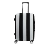 JTKBNVM Black White Stripes Luggage Covers Tsa Approved Suitcase Cover Elastic Washable Luggage Sleeve Carry on Cover Protector Anti-Scratch Suitcase Protector Fits 19-30 Inch Case, white, Small