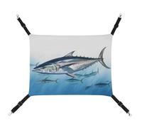 JTKBNVM Bluefin Tuna Thunnus Cat Hammock Pet Hammock Ferret Hammock Cat Hammock for Large Cats Hamster Hammock Soft Hanging Bed Cat Hammock Hanging Cat Hammock Bed