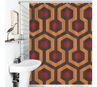 JTKBNVM Boho Farmhouse Shower Curtains for Bathroom Waterproof Shining Overlook Bath Curtain with 12 Hooks 7 Grommets Washable Fabric Cloth Window & Door Curtain Bathtub Home Decor