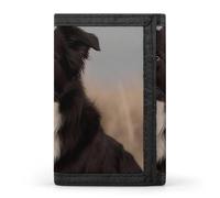 JTKBNVM Border Collie Trifold Wallet Trifold Wallets for Men Women Slim Wallet Mens Wallet Trifold Front Pocket Wallet | Versatile Wallets with 8 Credit Card Holder, style, One Size