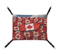 JTKBNVM Canadian Flag Cat Hammock Pet Hammock Ferret Hammock Cat Hammock for Large Cats Hamster Hammock Soft Hanging Bed Cat Hammock Hanging Cat Hammock Bed