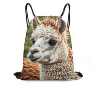 JTKBNVM Cute Alpaca Llama Drawstring Backpack 420D Oxford Waterproof Sport Gym Bag Cinch Sack for Basketball Yoga Beach