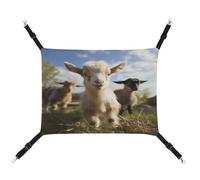 JTKBNVM Cute Goat Cat Hammock Pet Hammock Ferret Hammock Cat Hammock for Large Cats Hamster Hammock Soft Hanging Bed Cat Hammock Hanging Cat Hammock Bed