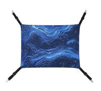 JTKBNVM Electric Blue Pattern Cat Hammock Pet Hammock Ferret Hammock Cat Hammock for Large Cats Hamster Hammock Soft Hanging Bed Cat Hammock Hanging Cat Hammock Bed