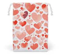 JTKBNVM Hand Drawn Heart Muslin Bags Cotton Drawstring Bags Drawstring Gift Bags Canvas Christmas Bags Cloth Gift Bags Drawstring Pouch Jewelry Pouches Drawstring Bags 1 Pc, Style, 1 Count (Pack of 1)