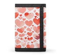 JTKBNVM Hand Drawn Heart Trifold Wallet Trifold Wallets for Men Women Slim Wallet Mens Wallet Trifold Front Pocket Wallet | Versatile Wallets with 8 Credit Card Holder, style, One Size