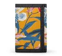 JTKBNVM Mustard Yellow Pattern Trifold Wallet Trifold Wallets for Men Women Slim Wallet Mens Wallet Trifold Front Pocket Wallet | Versatile Wallets with 8 Credit Card Holder, style, One Size