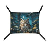 JTKBNVM Owl Nocturnal Exotic Cat Hammock Pet Hammock Ferret Hammock Cat Hammock for Large Cats Hamster Hammock Soft Hanging Bed Cat Hammock Hanging Cat Hammock Bed